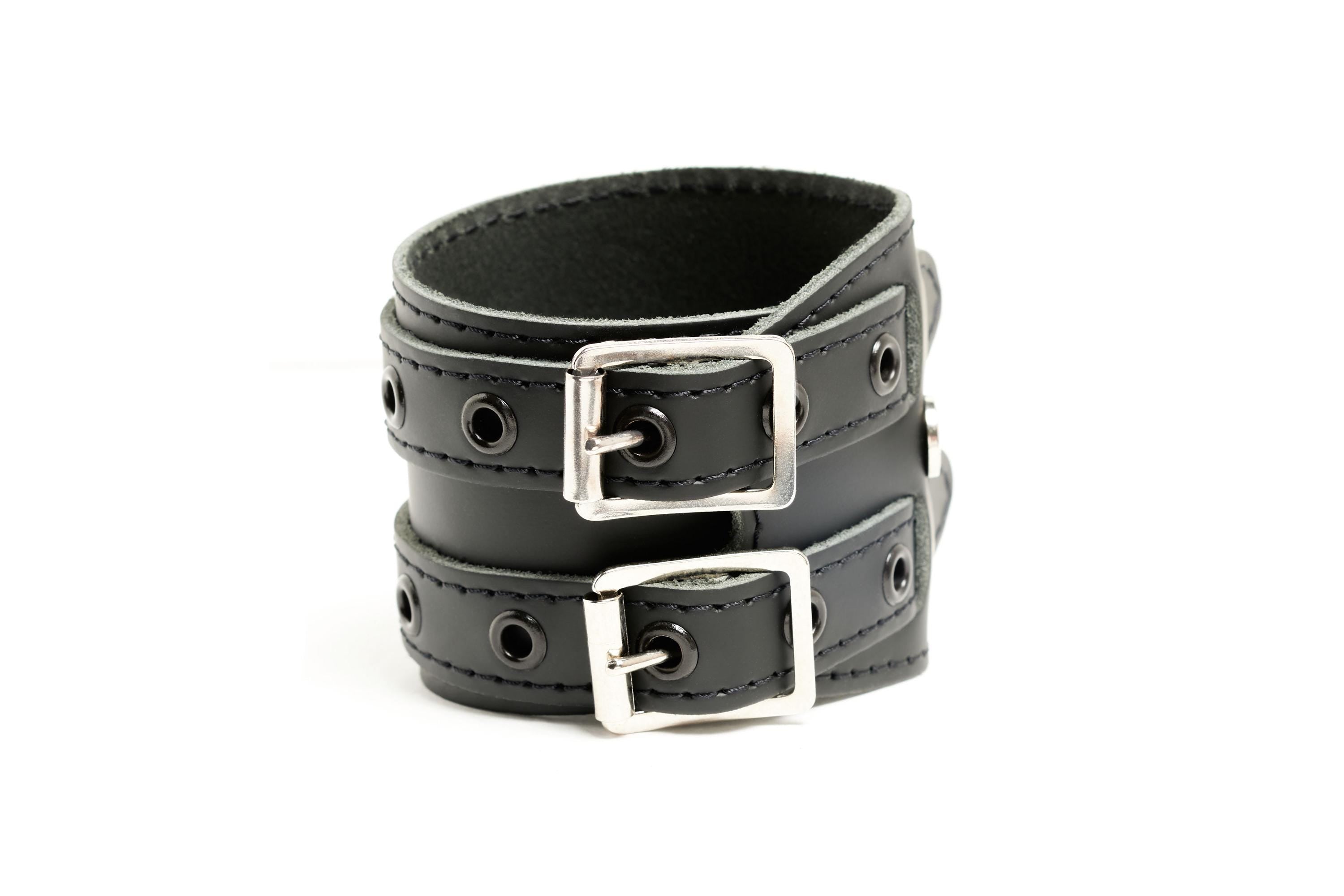 Bracelet wraparound en cuir