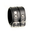 Double-Strap Leather Bracelet